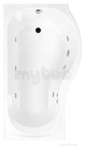 Eastbrook Baths -  Eastbrook Prado 1500 Right Hand 5mm C-lenda Whirlpool Sy1