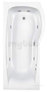 Eastbrook Baths -  Delta Showerbath 1600 Right Hand Carron C-lenda Sys1