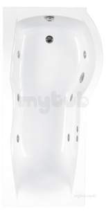 Eastbrook Baths -  Sigma 1800 Showerbath Right Hand Carron C-lenda Sys1