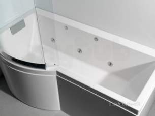 Eastbrook Baths -  Celcius Showerbath Left Hand And C-lenda Sys 1 Wh/ch