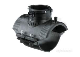 Georg Fischer Black Electrofusion Pe Fittings -  Georg Fischer Ef Pe100 Saddle Sdr11 90-63 193131057