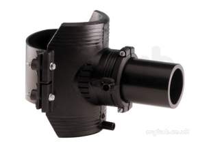 Georg Fischer Black Electrofusion Pe Fittings -  Georg Fischer Ef Spg Saddle Inc Cutter Sdr11 200-32 193131314