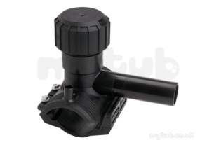 Georg Fischer Black Electrofusion Pe Fittings -  Georg Fischer Ef Tap Saddle Monobloc Sdr11 50-32 193131424