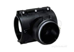 Georg Fischer Black Electrofusion Pe Fittings -  Georg Fischer Ef Pe100 Branch Fitting Pe100 140-90 193135029