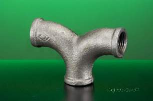 Crane Galvanised Malleable Small -  Crane Galvanised Malleable Twin Elbow-197g 1/2 0cc02869l