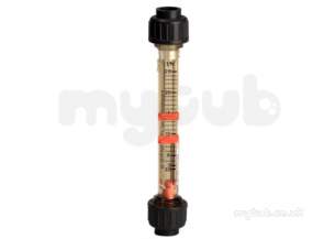 Georg Fischer Variable Area Flow Meters -  Georg Fischer Vaf Sk5210-100 L/hr Poly Upvc Epdm 16