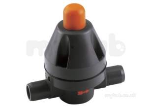 Georg Fischer Actuated Valves -  Georg Fischer Upvc V86 Pressure Ret Valve Epdm 75 199041922
