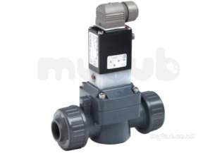 Georg Fischer Actuated Valves -  Georg Fischer Upvc Solenoid Valve 165 Epdm 115v 1 199165044