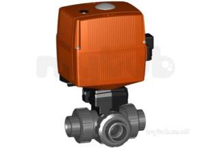 Georg Fischer Actuated Valves -  Georg Fischer Upvc Ea L-port Valve 185 Fpm 24v Z 20 199185213