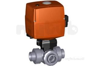 Georg Fischer Actuated Valves -  Georg Fischer Abs Ea L-port Valve 185 Epdm 24v 25