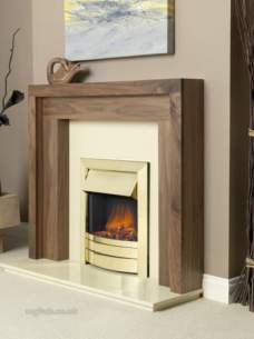 Flavel Electric Fires -  Flavel Ultiflame Essence Brass Fuecd1me
