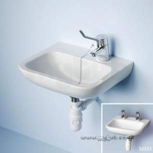 Armitage Shanks Commercial Sanitaryware -  Armitage Shanks Portman 21 Basin 50cm White Nof Nchn 1rth