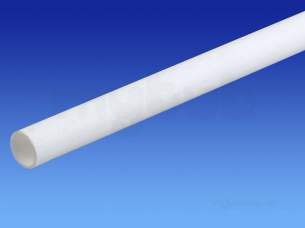 Osma Above Ground Drainage -  1c074w White Osma Rm O-flow Pipe