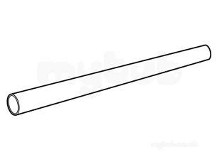 Osma Above Ground Drainage -  1e073 21.5mm X 3mtr P/e Pipe White Abs
