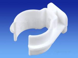 Osma Above Ground Drainage -  1c082w White Osma Clearbore 3/4 Clip