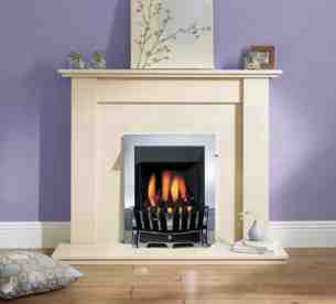 Robinson Willey Gas Fires and Wall Heaters -  Rw Supereco Manual Contemporary Chrme Ng