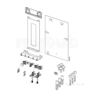 Ideal Logic Logic Plus Flues and Accessories -  Ideal Logic Pre Piping Frame Kit