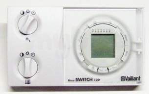 Vaillant Domestic Gas Boilers -  Vaillant 306742 White Timeswitch 120 7 Day Programmer