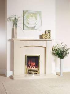 Be Modern Fire Surrounds -  46 Inch Payton Micro Marble Surround Manila