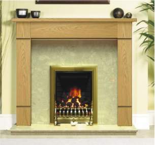 Be Modern Fire Surrounds -  42 Inch Wykeham Mantel Natural Oak