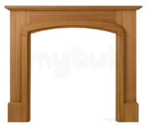 Valor Electric Fires -  Valor Calista Mantel Oak Finish 05070b1