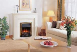 Dimplex Electric Fires -  Charlbury Brass Inset Electric Fire