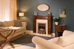 Dimplex Electric Fires -  Dimplex Ashington Inset Fire 2kw Brass