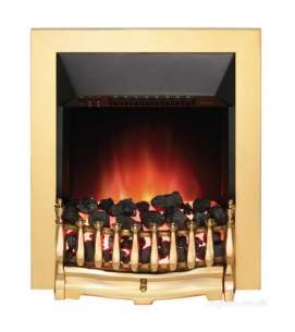 Valor Electric Fires -  Valor Blenheim Longlite Led Brass Elec
