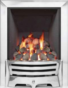 Be Modern Gas Fires -  Be Modern Mayfair Gas Fire 180mm Pebble Chr