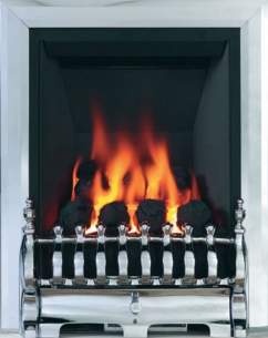 Be Modern Fires Gas and Electric -  Bm Classic Gas Fire 120mm-chrome