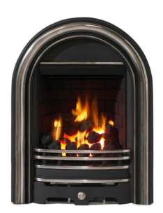 Be Modern Fires Gas and Electric -  Bm Abbey Gas Fire 120mm -pt. Polished