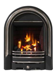 Be Modern Fires Gas and Electric -  Bm Abbey Gas Fire 180mm-pt. Polished