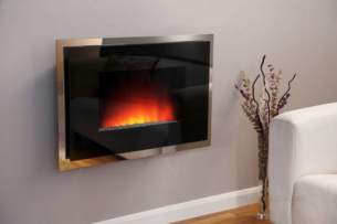 Be Modern Fires Gas and Electric -  Bm Dante Wall Mount Fire-double Glass