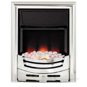 Be Modern Fires Gas and Electric -  Bm Signum Electric Fire-chrome/pebble