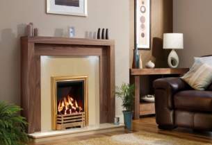 Be Modern Surrounds and Suites -  Bm 47 Inch Kansas C/w Lights-am. Walnut
