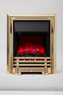 Be Modern Fires Gas and Electric -  Bm Savannah Led Electric Fire Brass