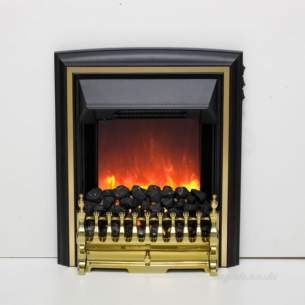 Be Modern Fires Gas and Electric -  Be Modern Bm Comet Electric Fire Brass