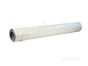 Andrews Storage Water Heaters -  Baxi 80/125 1 Mtr Straight Extension