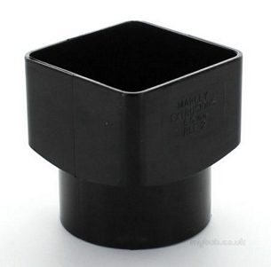 Marley Rainwater -  65mm Sq To 68mm Rd Drain Adaptor Rle2-b