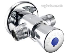 Pegler Commercial and Specialist Brassware -  1/2 Inch X1/2 Self Closing 890-2 Exp Shower