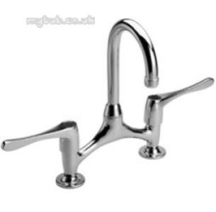 Pegler Healthcare Brassware -  Pegler H2523vs Extd S/flow Lever Tap Cp