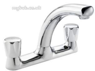 Pegler Contract Brassware -  Pegler Yorkshire Polo Deck Mounted Sink Mixer