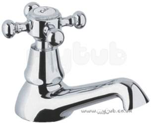Grohe Tec Brassware -  Grohe Arabesk 20103 1/2 Inch Basin Tap Single Cp 20103000