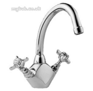 Pegler Luxury Kitchen Brassware -  Sequel 6525cp D/flow Mono Sink Mixer Cp