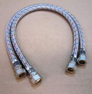 Smiths Environmental Fan Convectors -  Flexible Hoses Pair C/w Isolating Valves