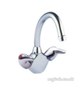 Pegler Shower Fittings -  L526 Chrome Plated Leger Monobloc Sink Mixer C/w