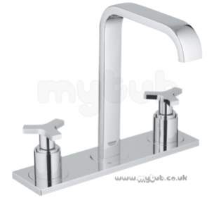 Grohe Tec Brassware -  Allure 20143000 3 Hole Basin Mixer Hp