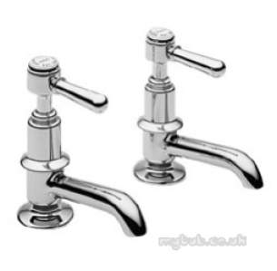 Pegler Luxury Bathroom Brassware -  Riveau 7153 1/2 Inch Basin Tap Pair Cp