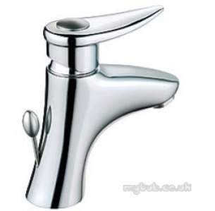 Pegler Luxury Bathroom Brassware -  Lusso Monobloc Basin Mixer Cp/sc