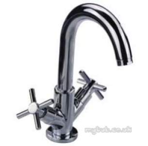 Pegler Luxury Bathroom Brassware -  Xia 4k8001 Mono Basin With Pop Up Waste